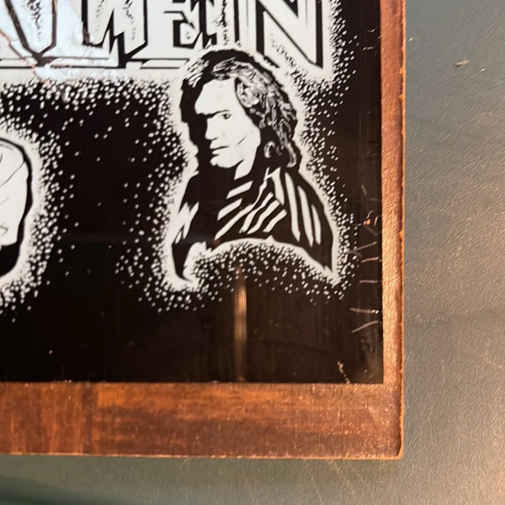 🎸🎤 Vintage Van Halen Carnival Mirror 🎤🎸
